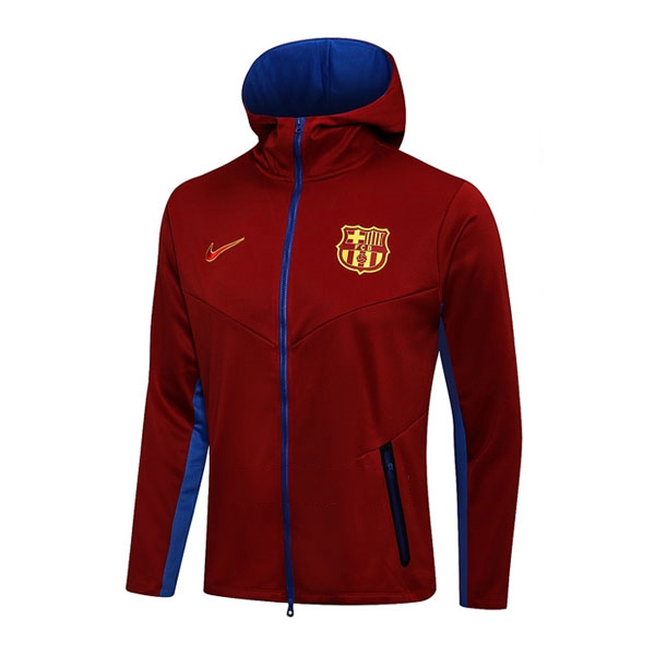 Veste Con Capucha Barcelone 2021-2022 Rouge Pas Cher